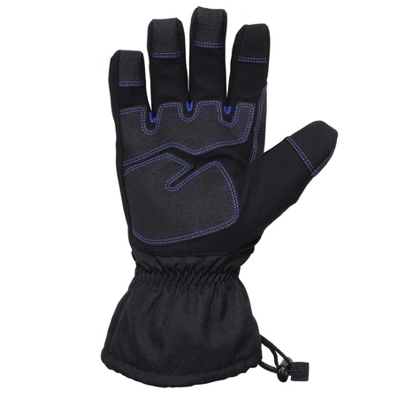 Proflex By Ergodyne Black Extreme Waterproof Winter Work Gloves, S, PR 819WP